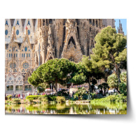 Sablio Plakát Barcelona Sagrada Familia - 120x80 cm