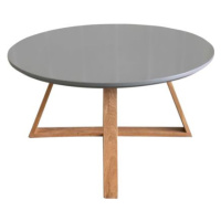 Konferenční stolek Loodwood šedá/přírodní