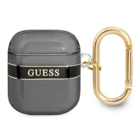 Guess obal na AirPods 2. Generace / 1. Generace Black Strap Collection