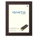 DANTIK rámeček 15 × 20, BEAUTY hnědý sklo čiré