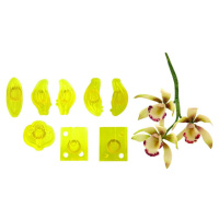 Vykrajovátka 8ks – malá orchidej Cymbidium - JEM