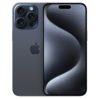 iPhone 15 Pro Max 1TB (Stav A-) Modrý Titan MU7F3SX/A