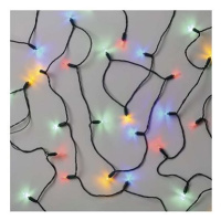 EMOS LED vánoční řetěz – tradiční, 26,85 m, venkovní i vnitřní, multicolor