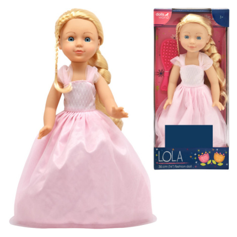 Dolls World - Módní panenka Lola PINK - 36 cm - 378252