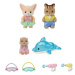 Sylvanian Families Zábava u bazénu Baby Trio