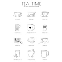 Ilustrace Teatime, Martina Pavlova, (26.7 x 40 cm)