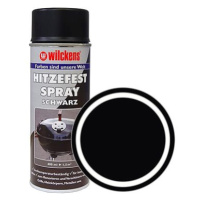 Wilckens Tepelně odolná barva ve spreji matná Hitzefest Spray 400 ml černá