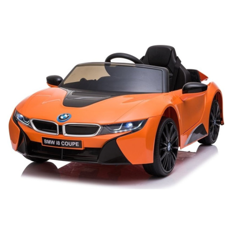 Dětské elektrické autíčko BMW I8 JE1001 oranžové