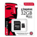 Kingston MicroSDHC karta 32GB Industrial C10 A1 pSLC Card + SD Adapter