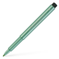 Popisovač Faber-Castell Pitt Artist Pen B Metalický - Zelená