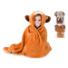 WIKY - Dětská deka zvířátko s kapucí 100x75cm 3druhy, Mix produktů