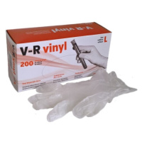 Rukavice vinylové V-R bezpudrové vel.L 200ks