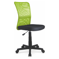 Dětská otočná židle Halmar DINGO zelená-černá