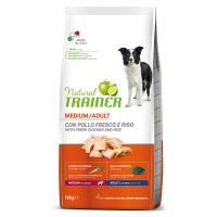Natural Trainer Medium Adult kuřecí a rýže - Výhodné balení 2 x 12 kg