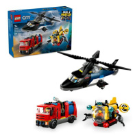 LEGO® City 60462 Remix: Helikoptéra, hasičské auto a ponorka