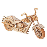 Woodcraft construction kit Woodcraft Dřevěné 3D puzzle Motocykl HD 1