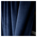 Dekorační velvet závěs s řasící páskou AKSAMIT 135x250 cm, modrá (cena za 1 kus) MyBestHome