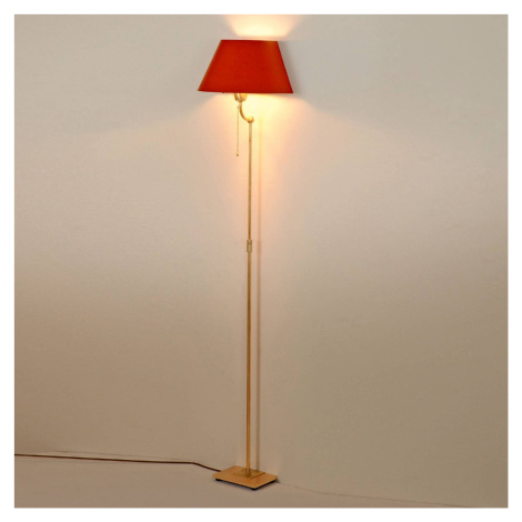 Menzel Menzel Live Elegant stojací lampa červené stínidlo