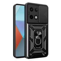 TopQ Kryt Armor Lens Xiaomi Redmi Note 13 Pro 5G ultra odolný černý 117946