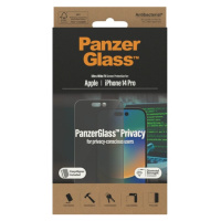 PanzerGlass™ Ultra-Wide Fit Privacy iPhone 14 Pro s instalačním rámečkem