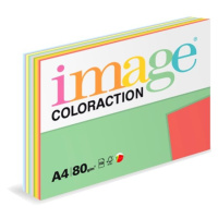 Coloraction A4 80 g TOP MIX 10 × 25 ks - mix 10 barev