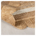 Flair Rugs koberce Kusový koberec Grace Jute Natural/White - 160x230 cm