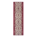 Hanse Home Collection Běhoun Basic 105494 Red Creme 80 × 200 cm