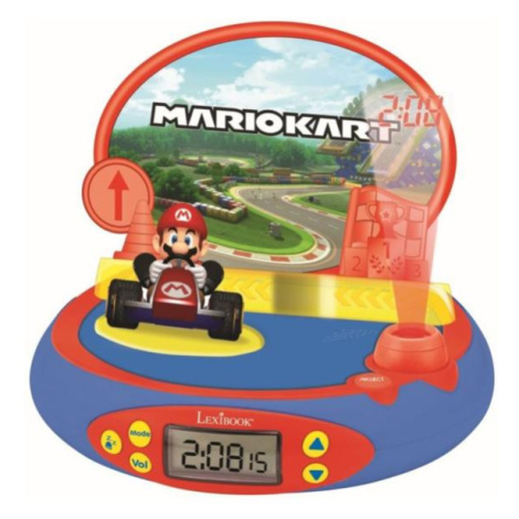 3D budík s projektorem Mario Kart