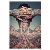 Fotografie Tattoo artist back, MediaProduction, (26.7 x 40 cm)