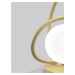 WOFI Stolní lampa Nancy 2x 3,5W G9 780lm 3000K zlatá + opál 8014-201