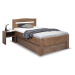 Zvýšená postel s úložným prostorem ANTONIO, 100x200, masiv buk