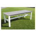 Série zahradního nábytku VIKING, stůl d x š x v 2200 x 900 x 770 mm, šedá / bílá