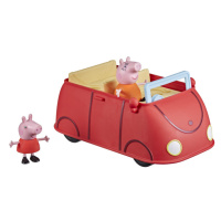 Hasbro Prasátko peppa rodinné červené auto
