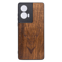 Dřevěné Pouzdro Bewood pro Motorola Edge 50 Fusion Jelen Imbuia