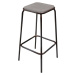 Černo-šedá barová židle z mangového dřeva Industrial – Antic Line