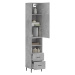 vidaXL Skříň highboard betonově šedá 34,5x34x180 cm kompozitní dřevo