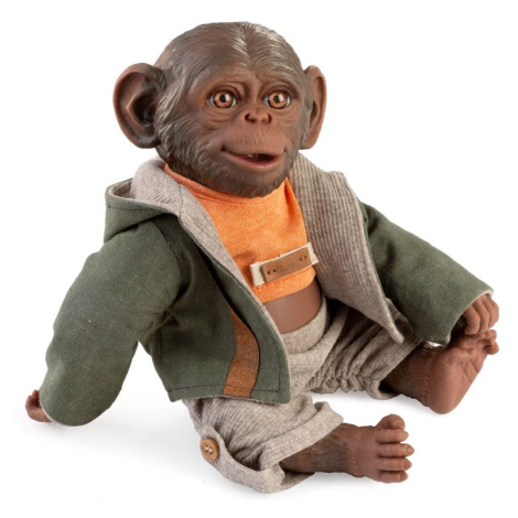 Guca 990 REBORN OPIČKA - realistická opička miminko s celovinylovým tělem - 32 cm