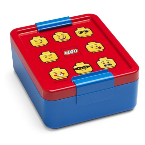 LEGO STORAGE - ICONIC Classic box na svačinu - červená-modrá