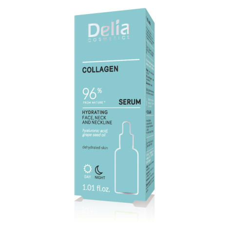 Delia Collagen Hydratační sérum na obličej, krk a dekolt 30 ml