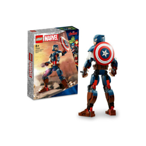 Sestavitelná figurka: Captain America - LEGO® Marvel (76258)