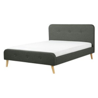 BELIANI postel RENNES 140 × 200 cm, šedá