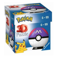 Ravensburger: Puzzle-Ball Pokémon: Master Ball 54 dílků