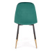 HALMAR Designová židle Suzzie tmavě zelená