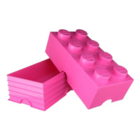 LEGO úložný box 250 x 500 x 180 mm - růžová