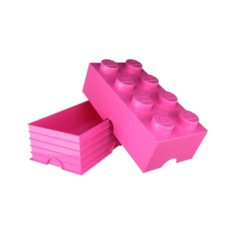 LEGO úložný box 250 x 500 x 180 mm - růžová