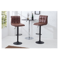 LuxD Barová židle Modern vintage hnědá