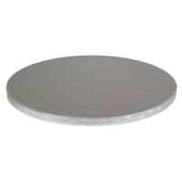 Podložka dortová stříbrná - kruh  33cm - PME