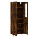 vidaXL Skříň highboard kouřový dub 69,5 x 34 x 180 cm kompozitní dřevo