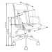 Kancelářská otočná židle PORTO 2 — ekokůže, bílá
