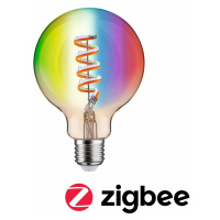 PAULMANN Filament 230V Smart Home Zigbee 3.0 LED Globe G95 E27 6,3W RGBW+ stmívatelné zlatá